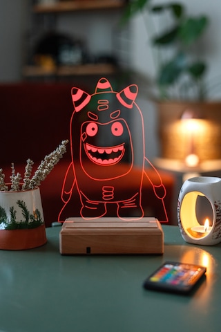 Çocuklar Için Hediye Oddbods 16 Renk Gece Lambası