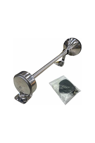 Havalı Korna Tekli Krom 520 Mm Marin Valf Ve Bobin Mevcut Değil