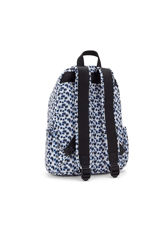 Kipling Kıplıng Delia Orta Boy Sırt Çantası Desenli Curıous Leopard Beyaz