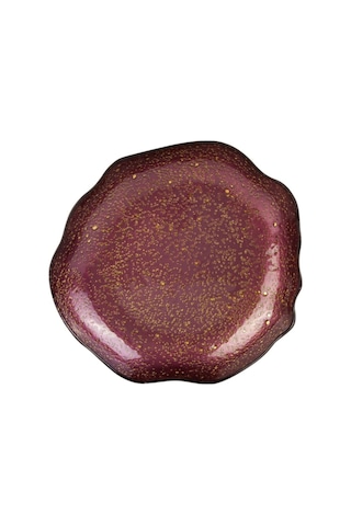 Karaca Lovızna Dekoratif Tabak 38 CM Bordo