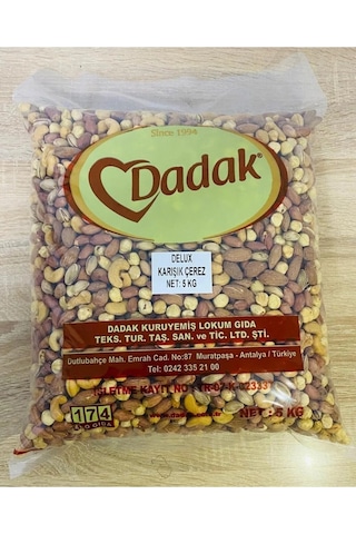 Dadak Kuruyemiş Delux Karışık Çerez 1 KG