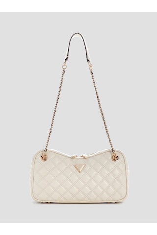Guess Giully Ii Kadın El Çantası-qg967309 Ekru