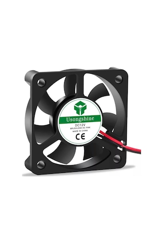 Dc 12V Fan 5X5Cm Kuluçka Fanı Soğutucu Peltier Pc Ekran 50X50Mm