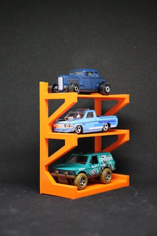 1/64 3 Katlı Araç Rafı-99 Çok Renkli