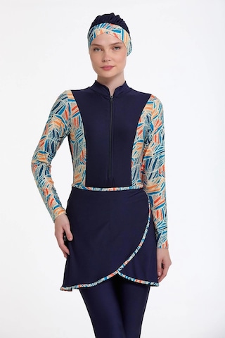 Kocabey Argento 0764-328 Kadın Body Tesettür Takımı Renkli