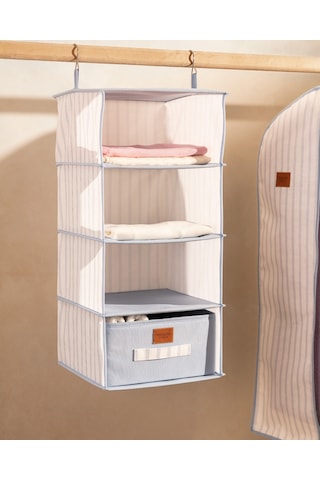 Madame Coco Nuage 4 Bölmeli Dolap İçi Düzenleyici Dznl0000000007 Beyaz