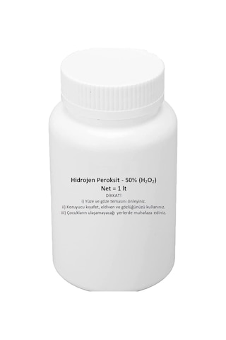 Hidrojen Peroksit Oksijenlisu %50 1 Litre Hidrojen Peroksit Oksijenlisu %50 1 Litre
