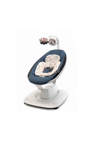 4moms Mamaroo 5.0 Elektrikli Ana Kucağı - Slate Blue + Yenidoğan Destek Pedi