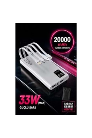 Sprange Sr-p29 20.000 Mah 33w Hızlı Şarj Powerbank