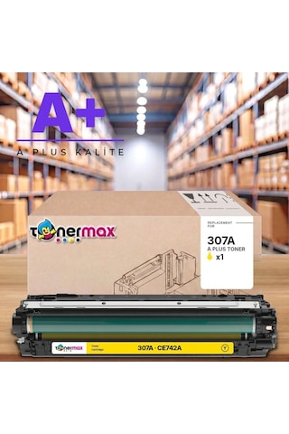 Hp 307a Ce742a Sarı Uyumlu Toner A Plus / Color Laserjet Cp5225 / Cp5225n / Cp5225dn