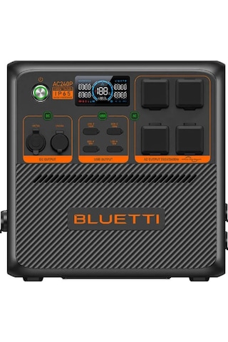 Bluetti Ac240p Taşınabilir Güç Kaynağı 1843 Wh Kapasite - 2400w İnverter Çıkışı