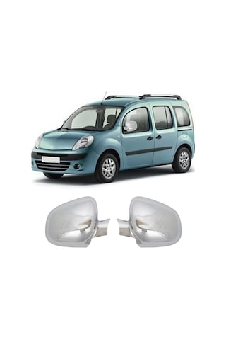 Renault Kangoo 4 Uyumlu 2013 Ve Üzeri Ayna Kapağı 2 Parça Abs Krom Kaplama