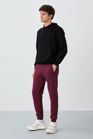 Tommy Life Cesar Erguvan Cepli Şardonlu Erkek Eşofman Alt - 84929 Mor