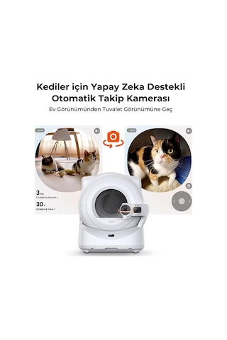 Petkit Purobot Ultra With Camera White (Outlet&Teşhir)