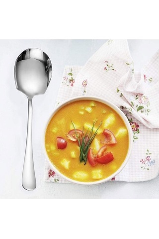 Fastbuy Yüksek Kaliteli Paslanmaz Çelik Kaşıklar, Otel Ve Restoranlar İçin Özel Servis Kaşıkları