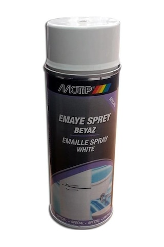 Motip Emaye Yüzey Sprey Boya Beyaz 400 Ml
