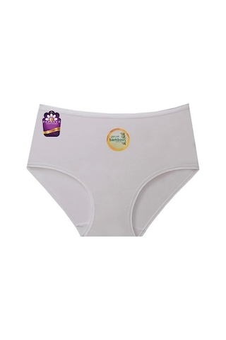 Özel Üretim Rahat Kalıp Uzun Ömürlü Dayanıklı Ütü Gerektirmez 3'lü Bambu Yüksel Bel Külot Çok Renkli