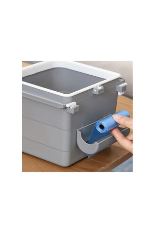 Masa Altı Sürgülü Mini Çöp Kovası Bx40 Çok Renkli
