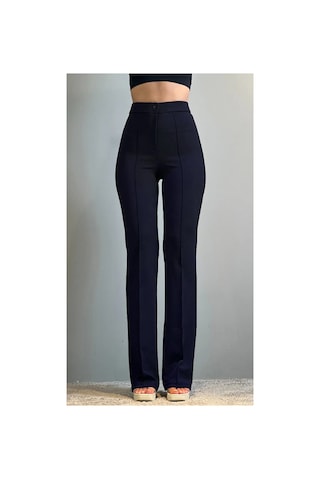 Thiff Gymwear Krep Kumaş Likralı Kadın Palazzo Pantolon 3'lü Set Siyah-Lacivert-Kahverengi
