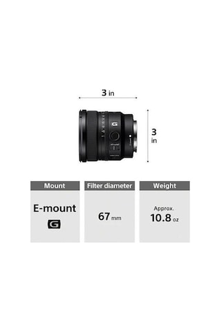Sony Fe 16mm F/1.8 G Lens Sony E