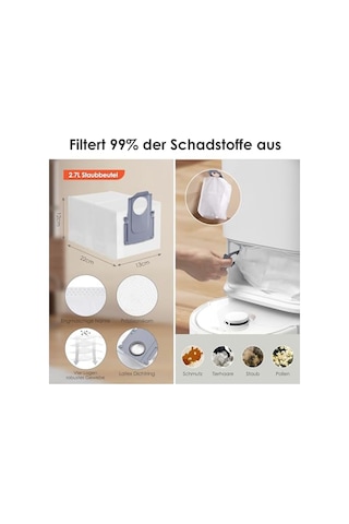 Roborock Q Revo Robot Süpürge Aksesuar Seti, Toz Torbası