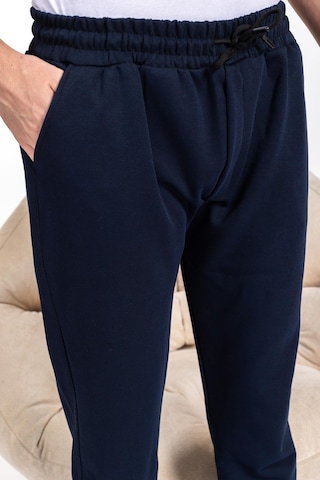 Mutlu City Double Face Kumaş Basic Düz Model Rahat Kalıp Pantolon Kesim Trend Erkek Eşofman Altı-2880-lacivert Lacivert