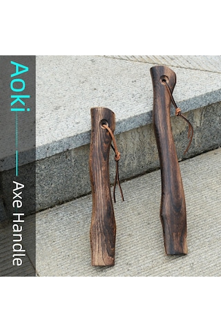 Reedark 26 Cm Mini Bıçak Kolu - Ahşap Gökkuşağı Ağacı, Dayanıklı, Konforlu Tutuş, Taşınabilir, Odun İşleri İçin