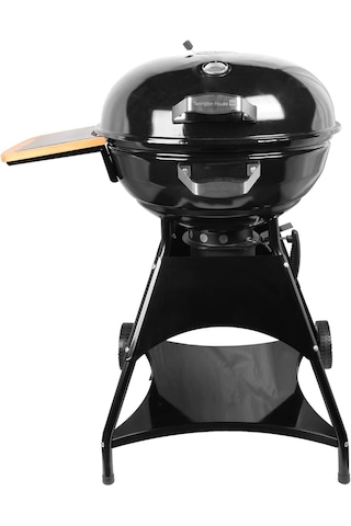 Küre Kömürlü Mangal Krom Izgara 80x70x94 Cm Tekerlekli Barbekü