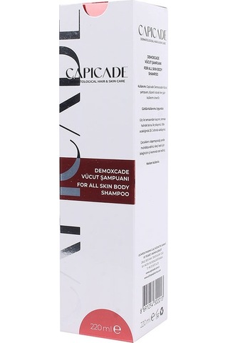 Capicade Demoxcade Tüm Cilt Tipleri İçin Vücut Şampuanı 220 ML