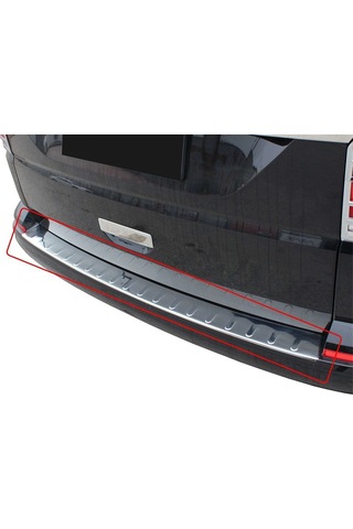Volkswagen Transporter T6 Arka Tampon Eşiği Krom Formlu 2015 ve