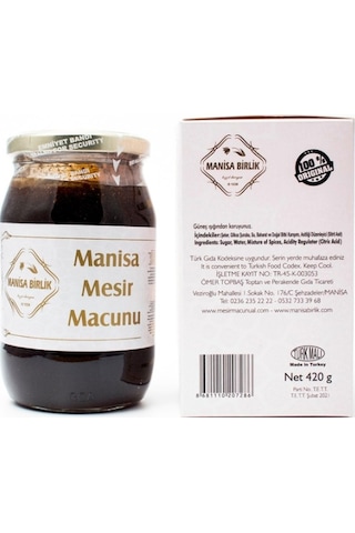 Mani̇sa Birlik Glikozsuz Manisa Mesi̇r Macunu 420 G