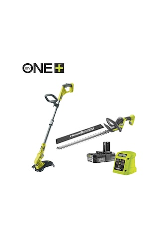 Ryobi RY18LT18HTA-120 18V 1x2.0AH Tek Akülü Set Çim Biçme + Çit Kesme Makinesi - 5133005619