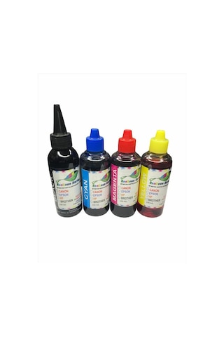 Hp Smart Tank 513 515 519 Uyumlu Uyumlu Mürekkep 4 Renk 4X100 Ml
