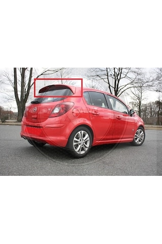 Opel Corsa D Spoiler 4 Kapı Fiber Astarlı