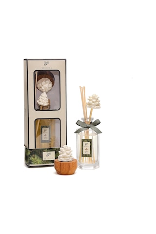 Yılbaşı Altıgen Amber Wood Hediye Seti Amber