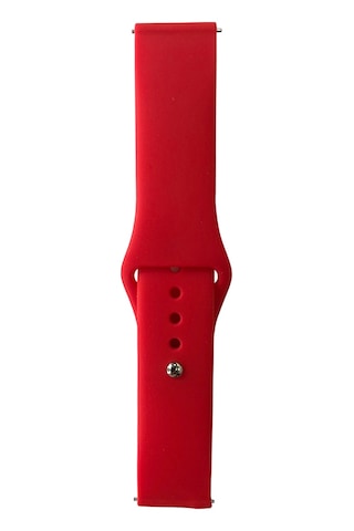 Ekılıf - Samsung Gear S3 Uyumlu - Kordon Band Serisi 22mm Klasik Kordon Silikon Strap Kayış - Beyaz