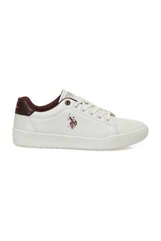 U.s. Polo Assn. Palpı 5pr Beyaz Erkek Sneaker 000000000102032103 Beyaz-bordo