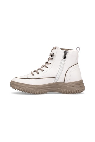 Guja 25k310-13 Kadın Hakiki Deri Sneaker Bot Bej Bej