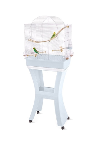 Imac - 550 - Matılde Ayaklı Kuş Kafesi - Csmo-tex - Mavi/gümüş 58x38x71/143cm
