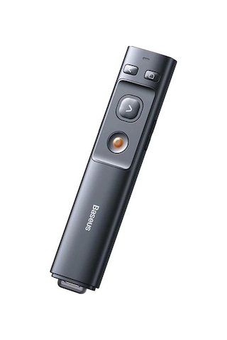 Baseus Orange Grı Dot Lazerlı Kablosuz Sunum Kumandası Acfyb-0g
