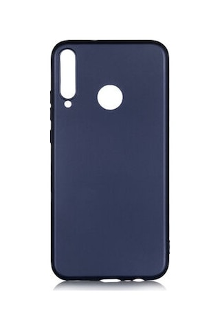 Huawei P40 Lite E Kılıf Esnek Yapılı İnce Slim Silikon Kapak Ryc/premier Lacivert