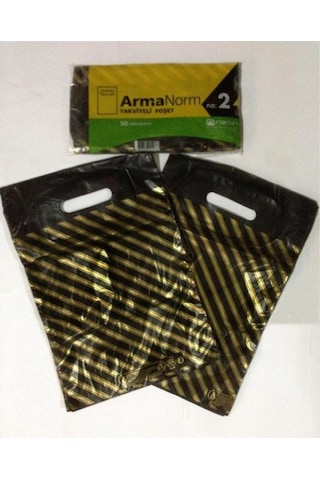 Aksan Plastik Takviyeli Çanta Taşıma Torbası Alışveriş Poşet 50 Adet No2 26x36cm