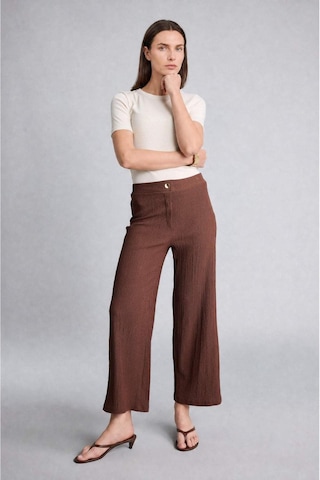 Defacto Culotte Düz Paça Bürümcük Pantolon H8605ax26hsbn330 Kahve-bn330