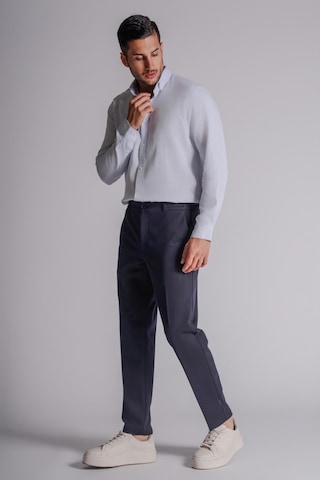 Beli Yarım Lastikli Chino Slim Fit Crop Pantolon Siyah Lacivert