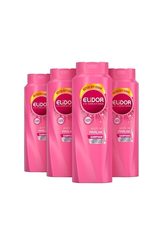 Elidor Güçlü ve Parlak Şampuan 4 x 650 ML