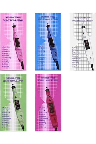 Yifomall Evde Profesyonel Manikür Seti - 20.000 Rpm Hız Ayarlı Mini Elektrikli Tırnak Bakım Aleti