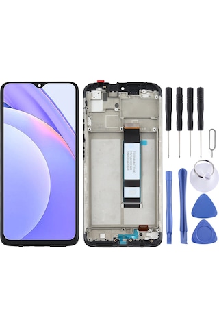 Xiaomi Uyumlu M2010j19sg Redmi 9t Ekran Lcd Full Çıtalı