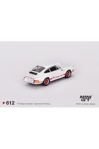 Mini Gt Porsche 911 Carrera Rs 2.7 Grand Prix White With Red Livery 612