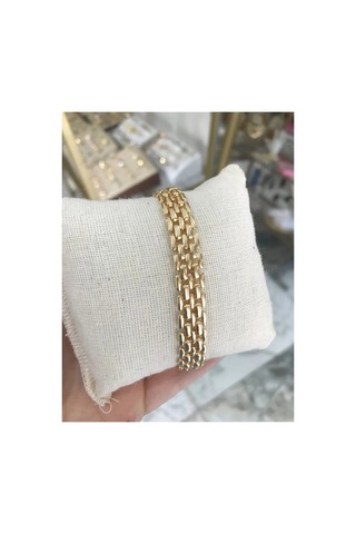 Örgü Model Gold Kadın Bilek Altın