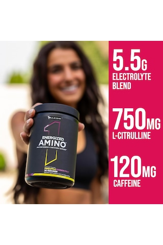 Rule One Proteins Energized Pump Amino Recovery Support Böğürtlen